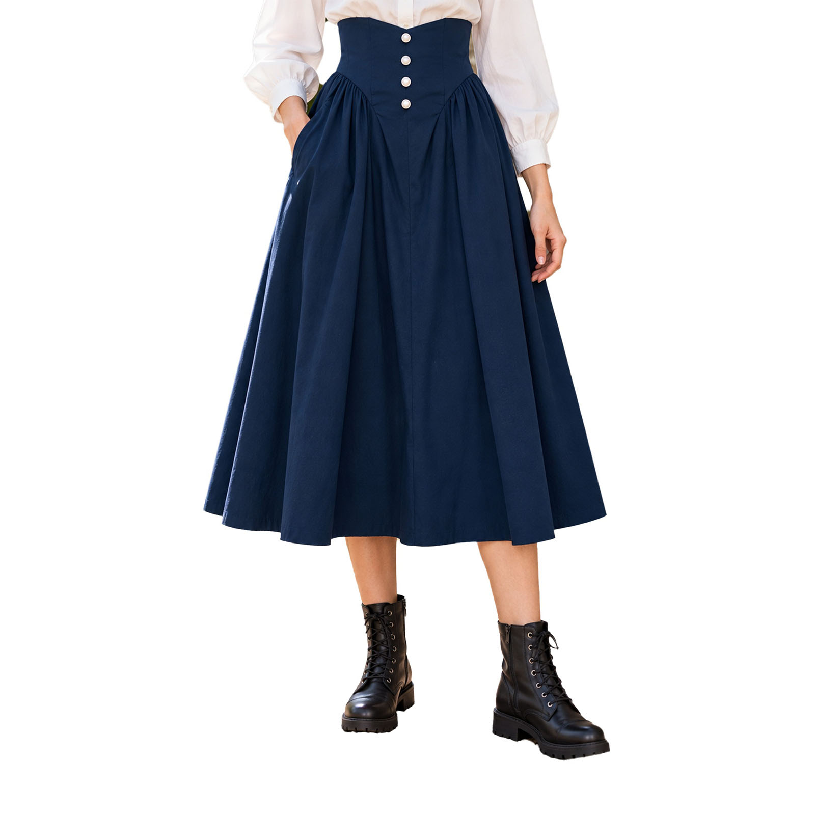 Skirts - Womens Medieval Renaissance Victorian Skirt High