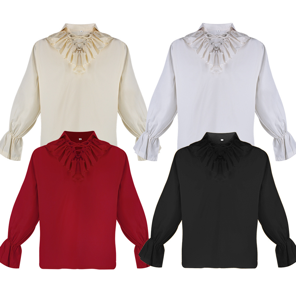 Tops - Medieval Viking Pirate Vampire Shirts Steampunk