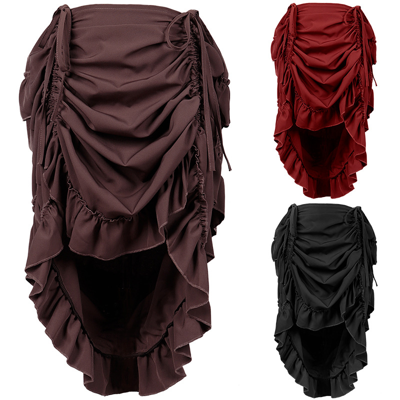 Steampunk Victorian Pleated Co - Skirts ulasan dan harga