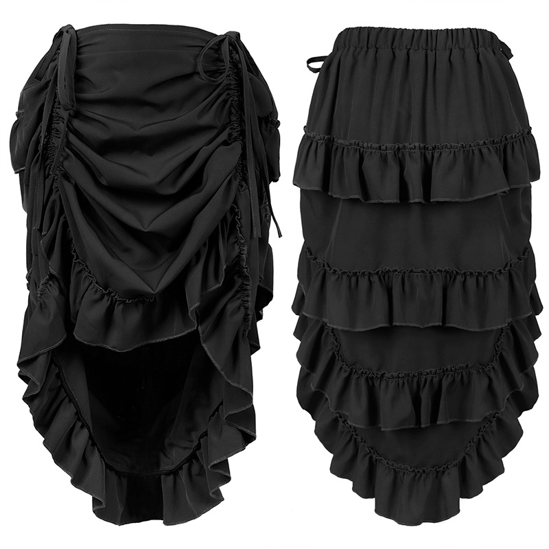 Steampunk Victorian Pleated Co - Skirts ulasan dan harga