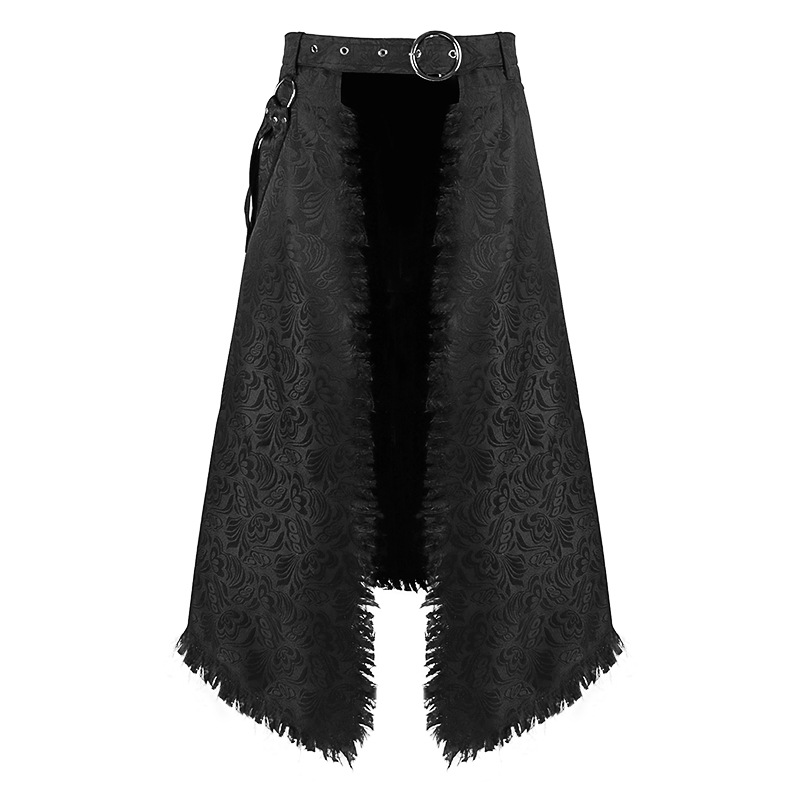 Men Gothic Jacquard Asymmetry  - Skirts ulasan dan harga