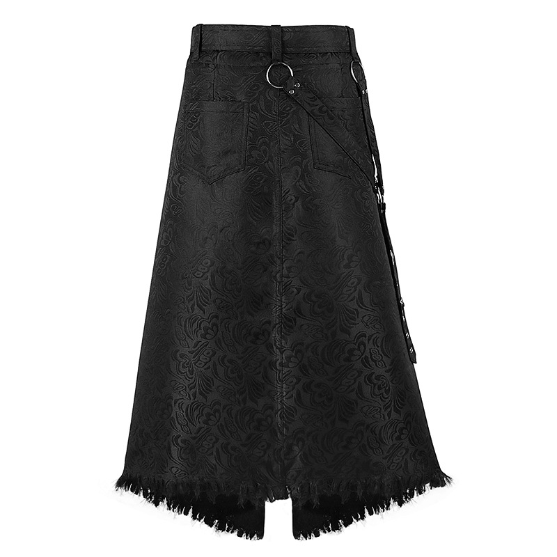 Men Gothic Jacquard Asymmetry  - Skirts ulasan dan harga