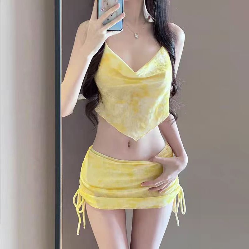 Summer Women Macaron Tie Dye B - Swimwear ulasan dan harga