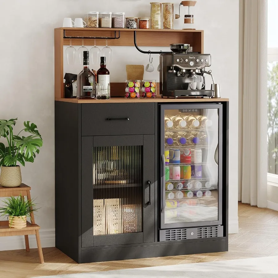 Wine bar cabinet with fridge s - Tops ulasan dan harga