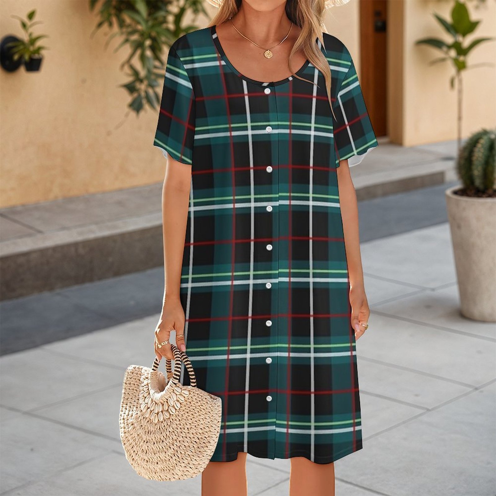 Frankie Stein First Wave dress - Korean Style A Line Shirt Dress ulasan dan harga