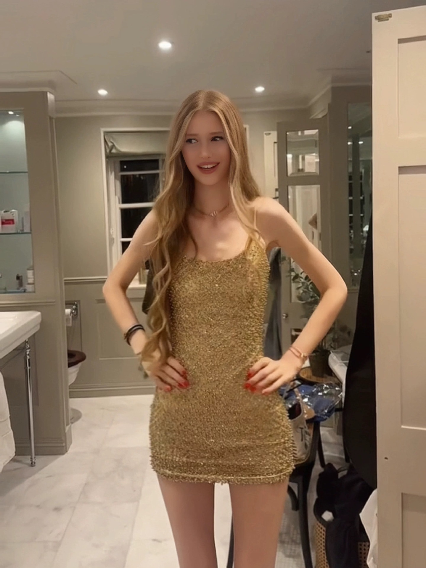 Women Sparkly Rhinestone Embel - Sparkly Rhinestone Club Party Dress ulasan dan harga