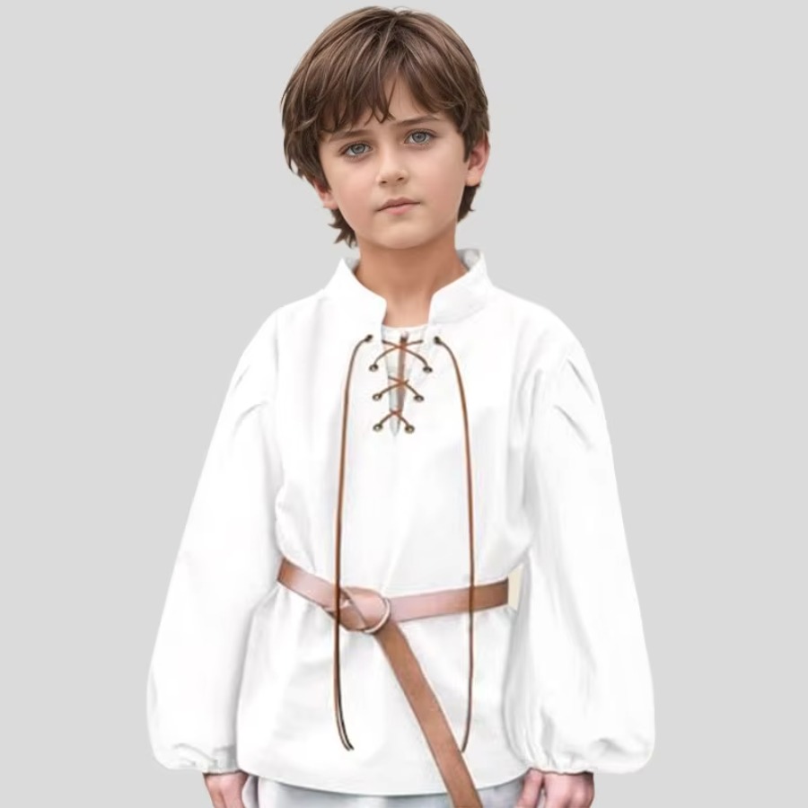 Boys Medieval Pirate Shirt Kid - Tops ulasan dan harga