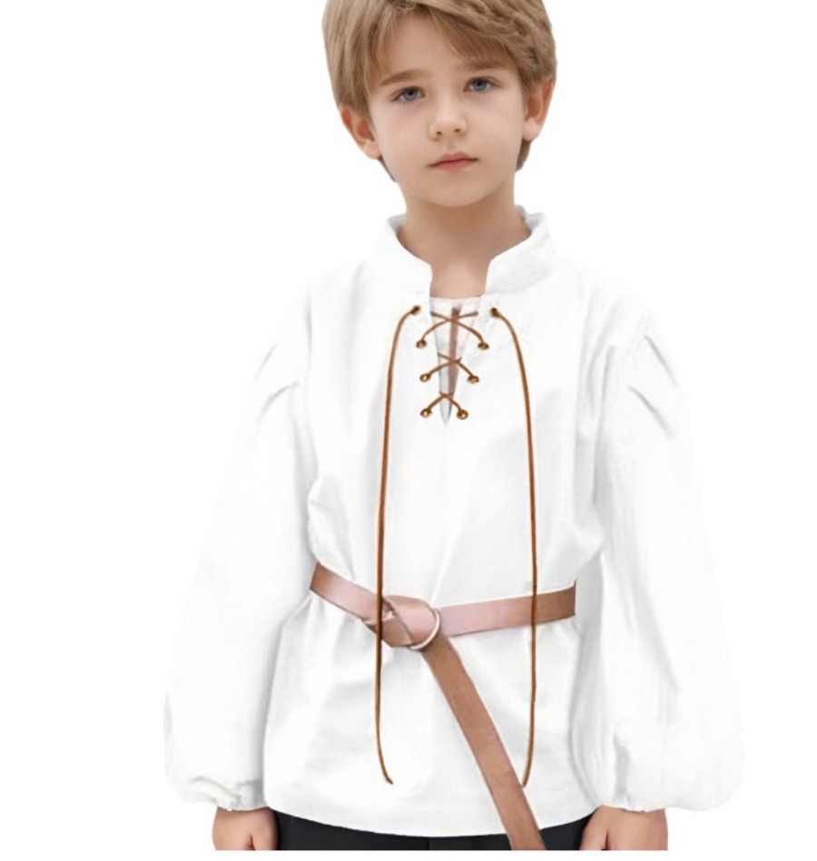 Boys Medieval Pirate Shirt Kid - Tops ulasan dan harga