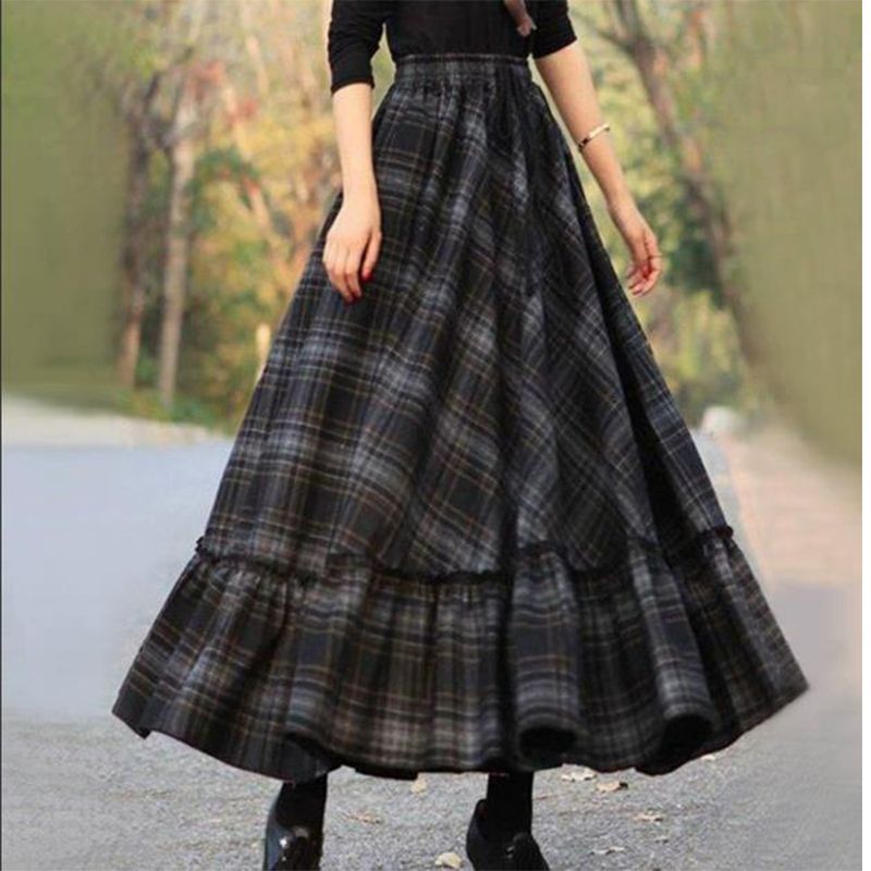 Spring Summer French Elegant W - French Vintage Floral Midi Dress ulasan dan harga
