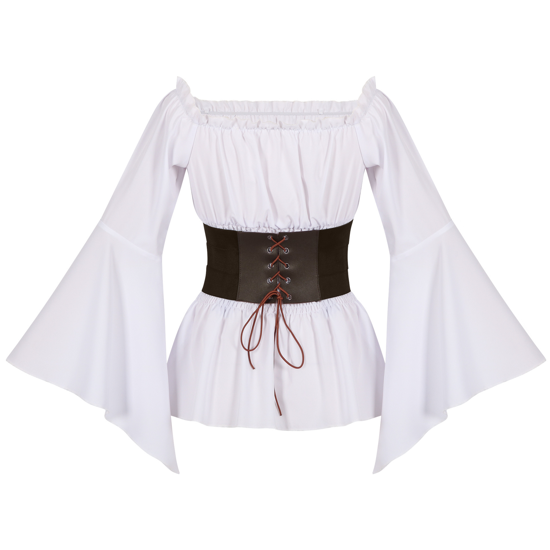 Medieval Victorian Pirate Shir - Tops ulasan dan harga