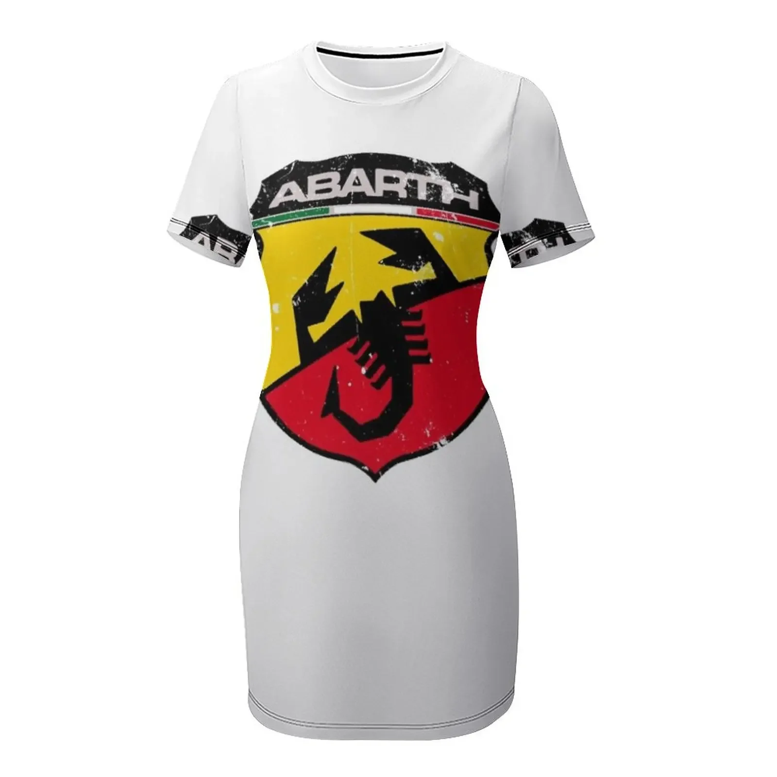 Abarthlogo Classic T-Shirt Sho - Korean Style A Line Shirt Dress ulasan dan harga